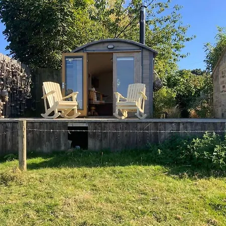 Ferienwohnung The Goods Wagon, Private Garden And Stunning Views High Buston Exterior foto